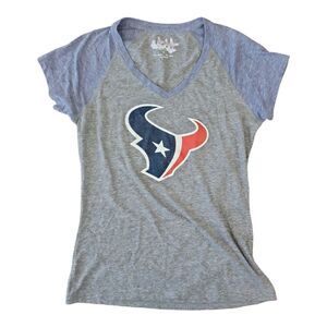 Women's Houston Texans V-neck T-shirt byTouch by Alyssa Milano Size M